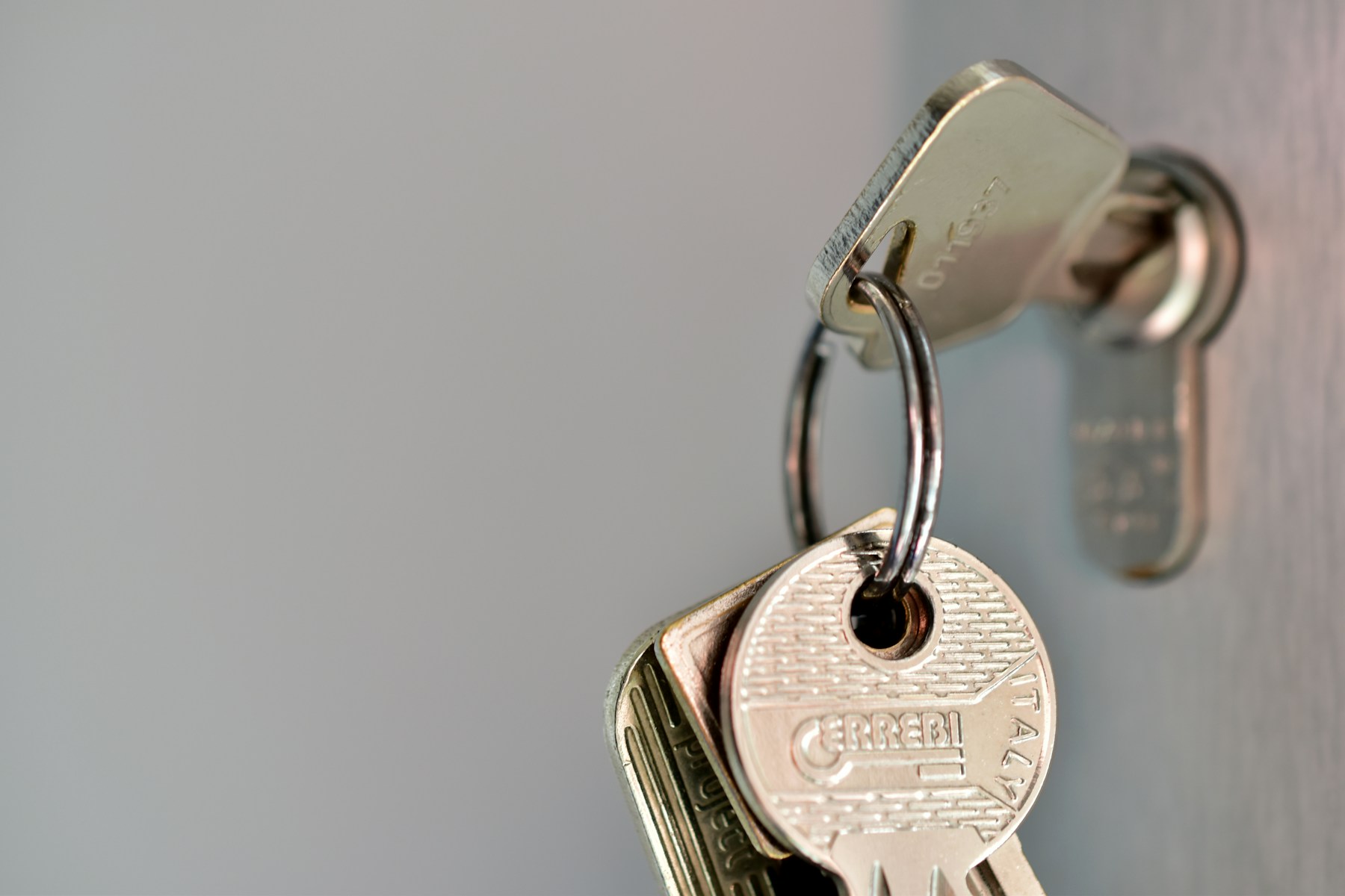A close view of physical technology used to secure and connect systems